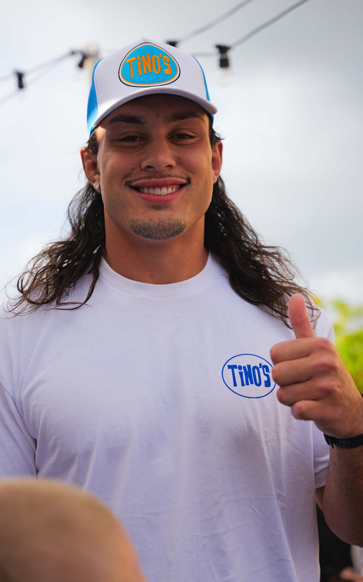 White Tee with Tino Barbershop