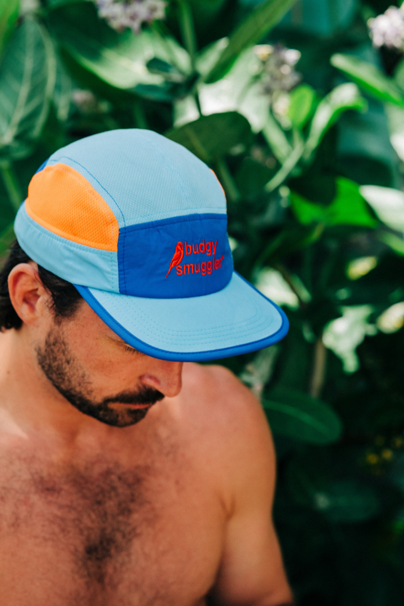 Running Cap in Blue and Blue