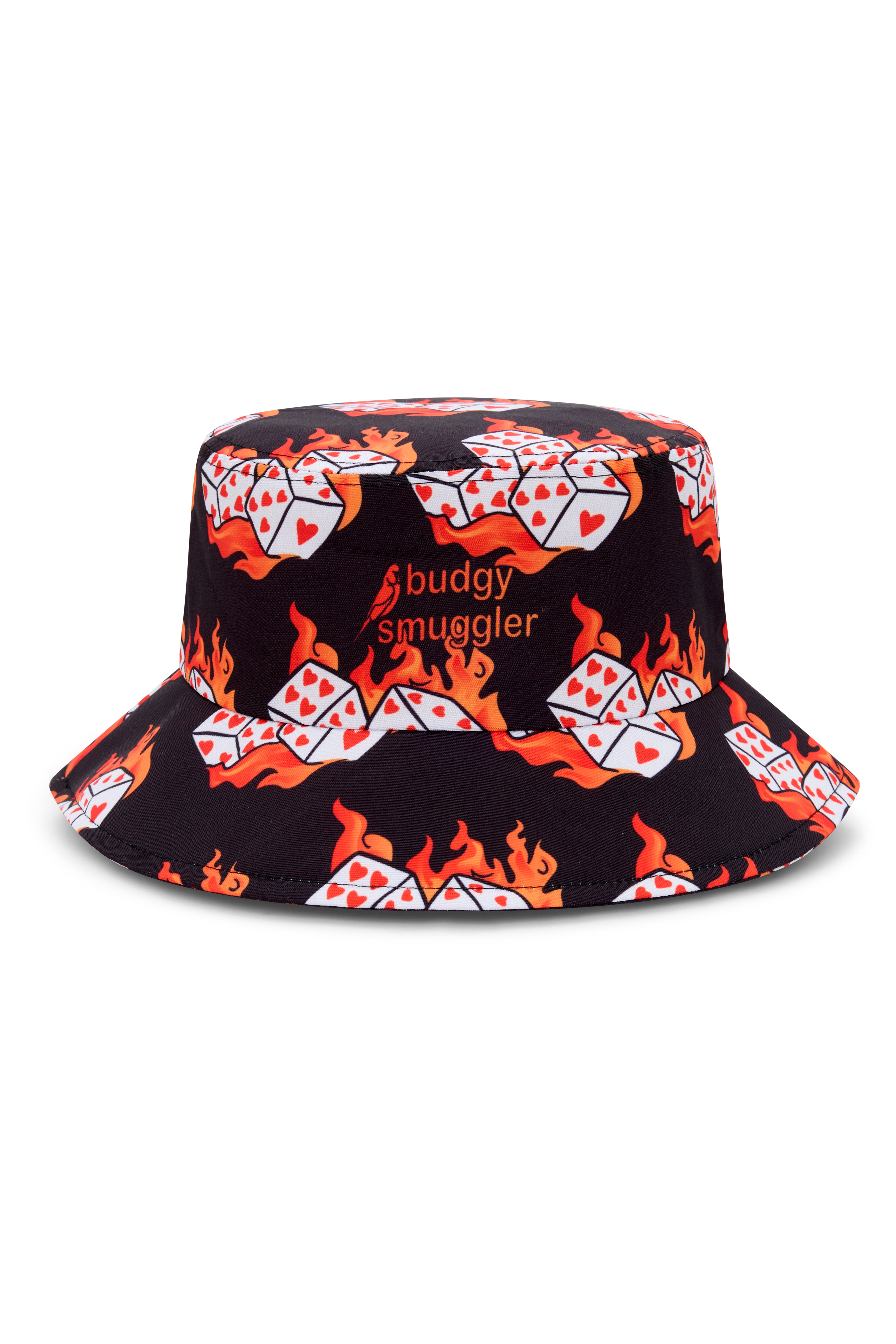 Bucket Hat 2.0 in Flaming Dice