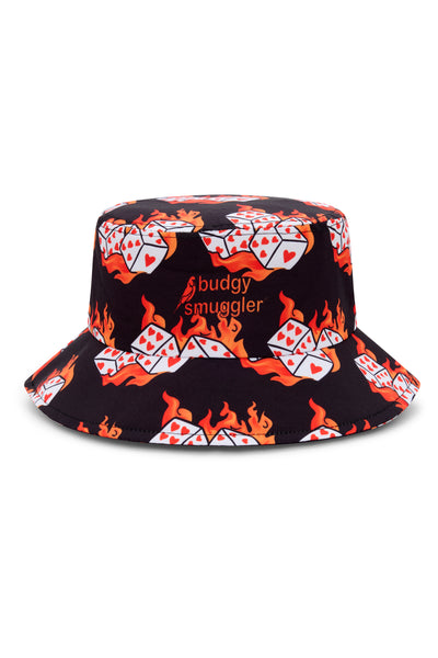 Bucket Hat 2.0 in Flaming Dice
