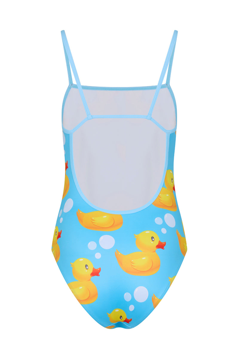 Thin Strap Racer in Rubber Ducks