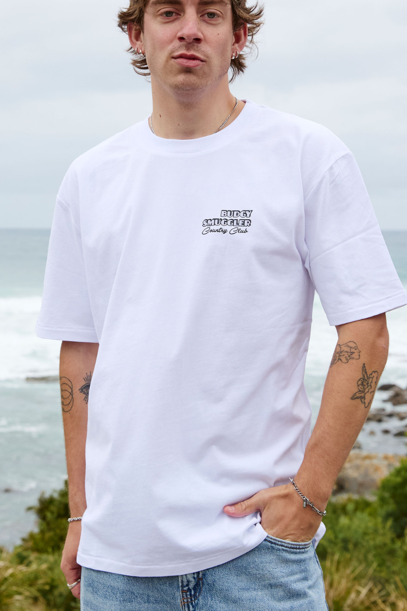 White Tee with Nineteenth Hole