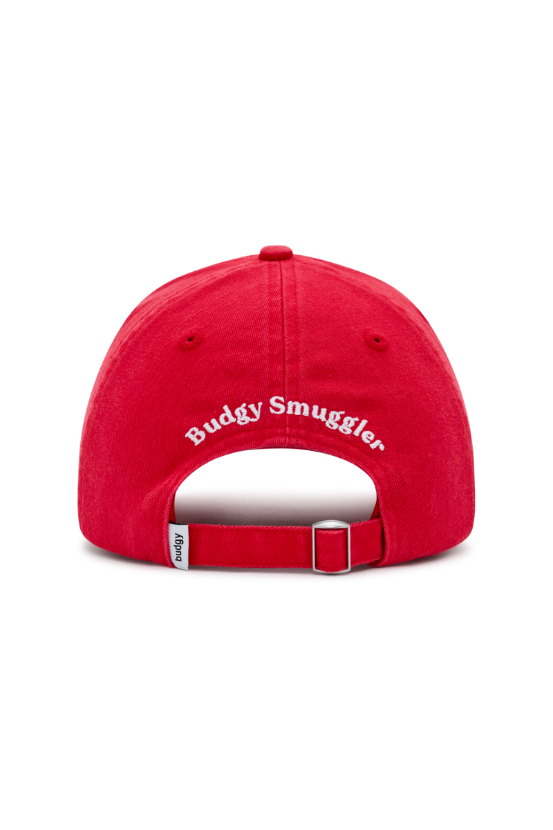 Dad Cap in Red Kangaroo