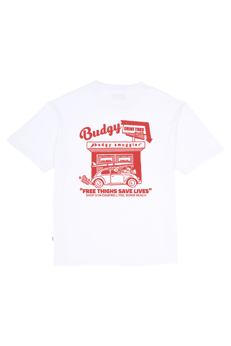 White Tee with Bondi Store #2