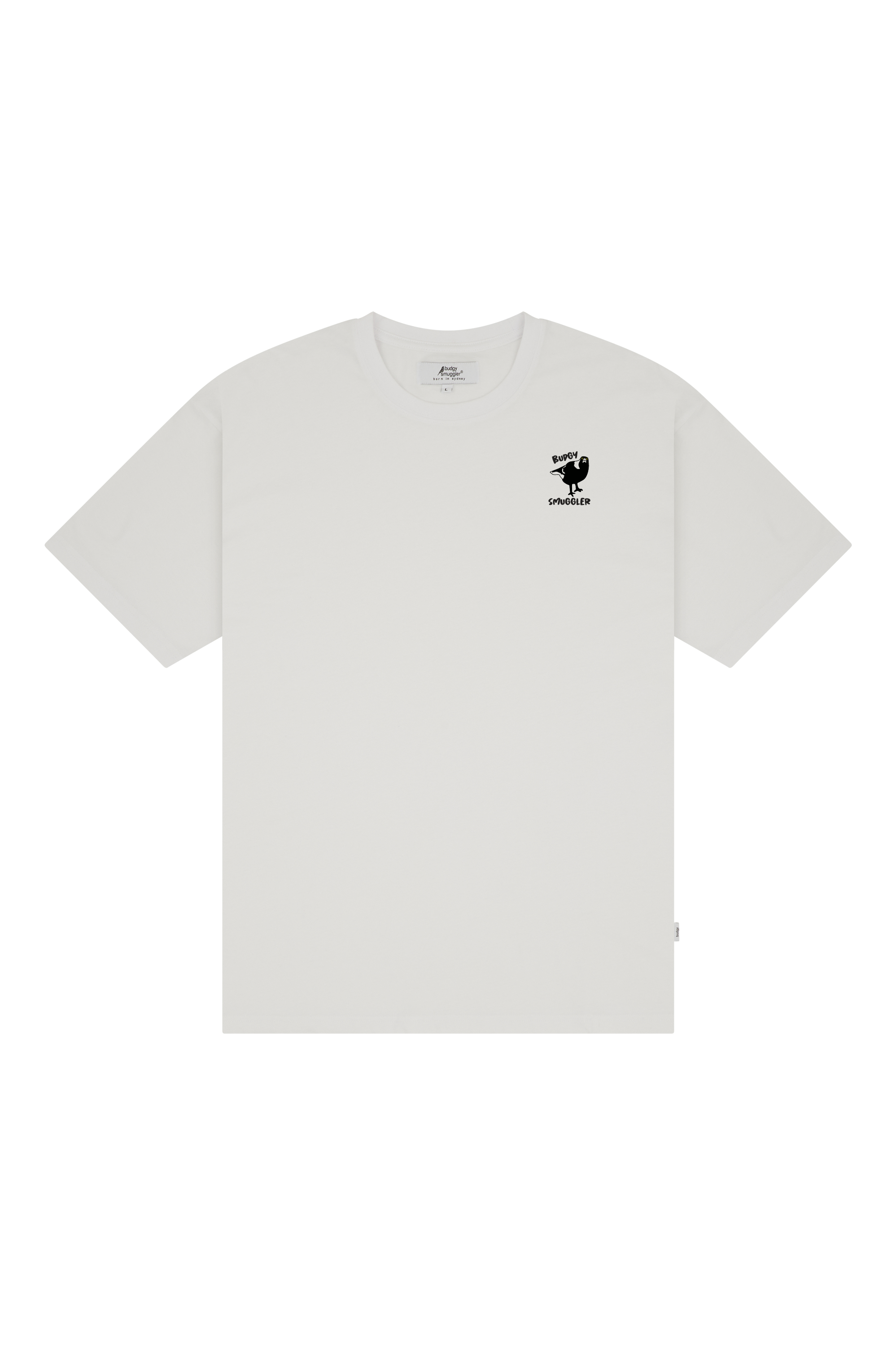 Lightweight White Tee with Birds Of Australia