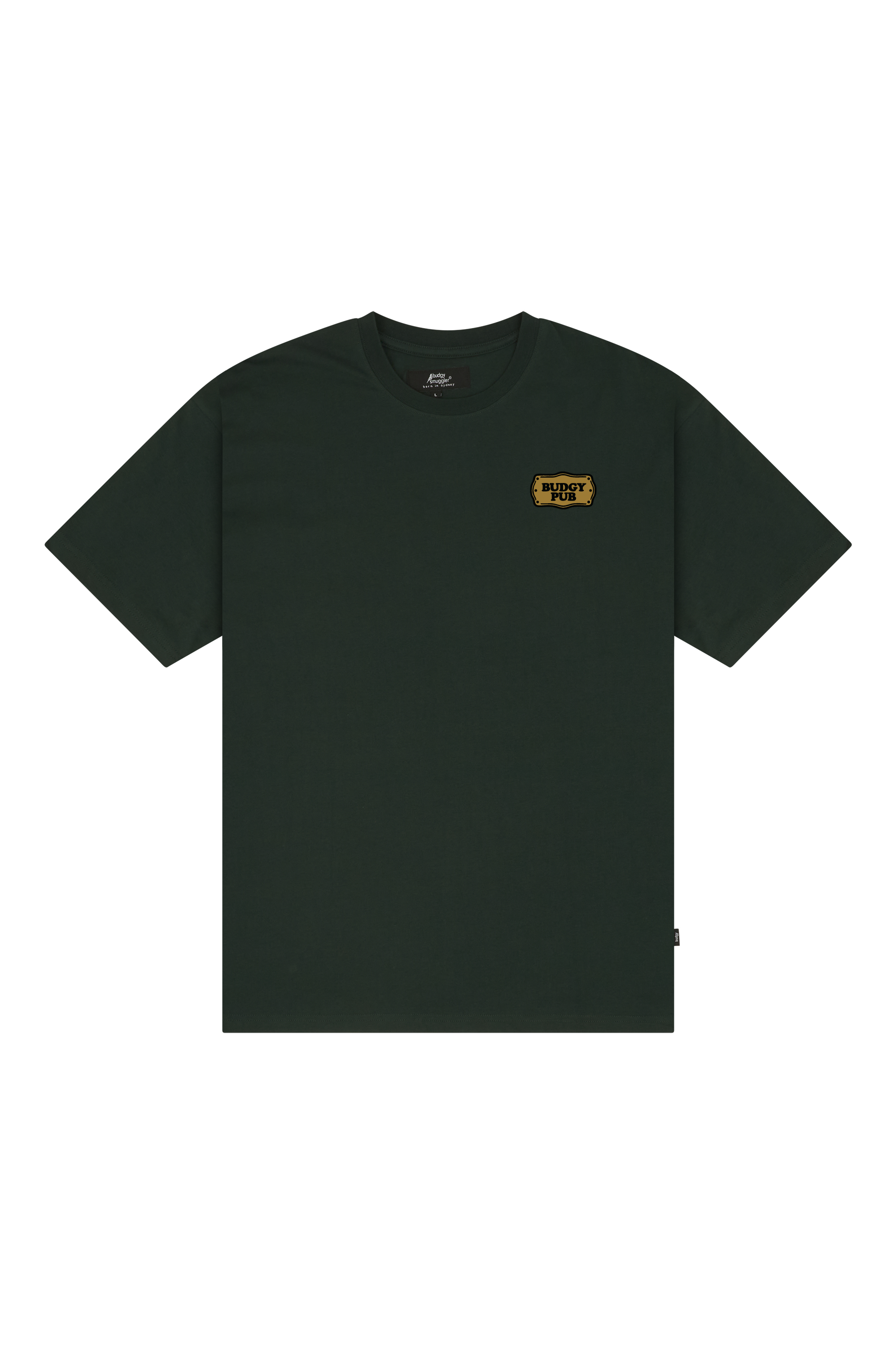 Lightweight Green Tee with Flat out like a Lizard Drinking
