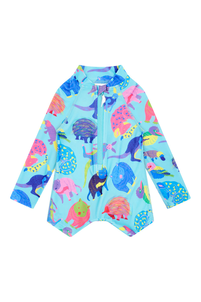 Kids Onesie Swim Bundle in Aussie Battlers UPF 50+