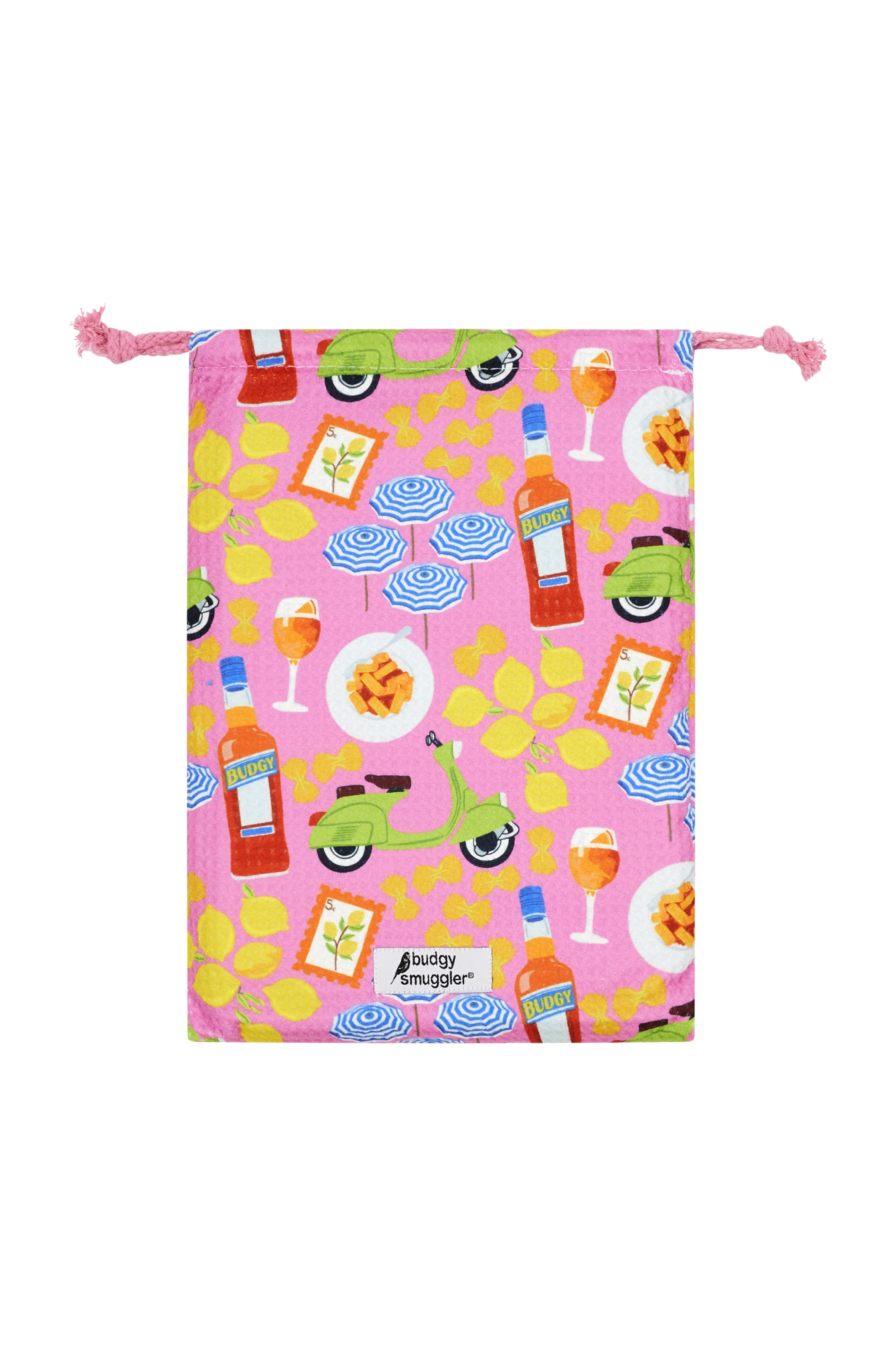 Double Sided Towel in Pink Amafi