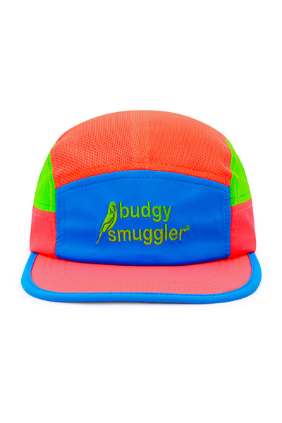 Running Cap in Pink, Orange and Blue