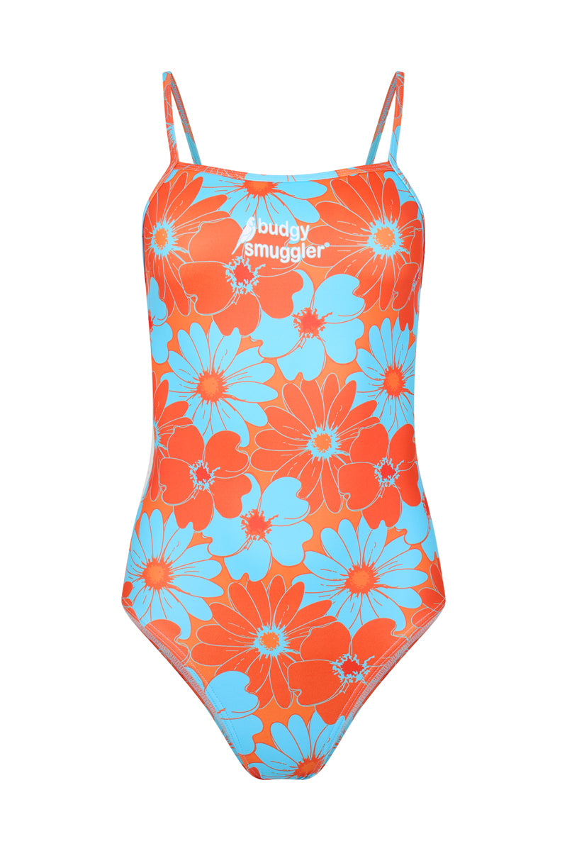 Thin Strap Racer in Bloom Service
