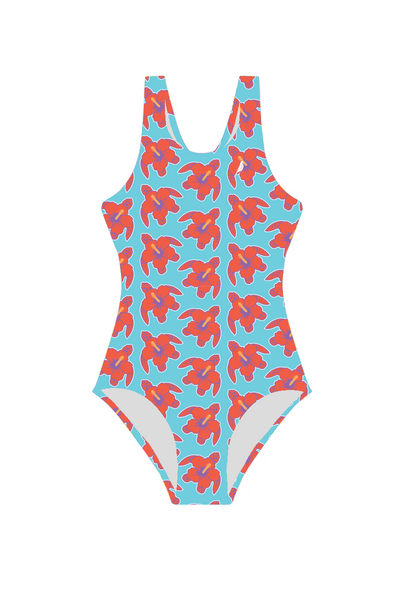 Girls One Piece in Flippin Flowers
