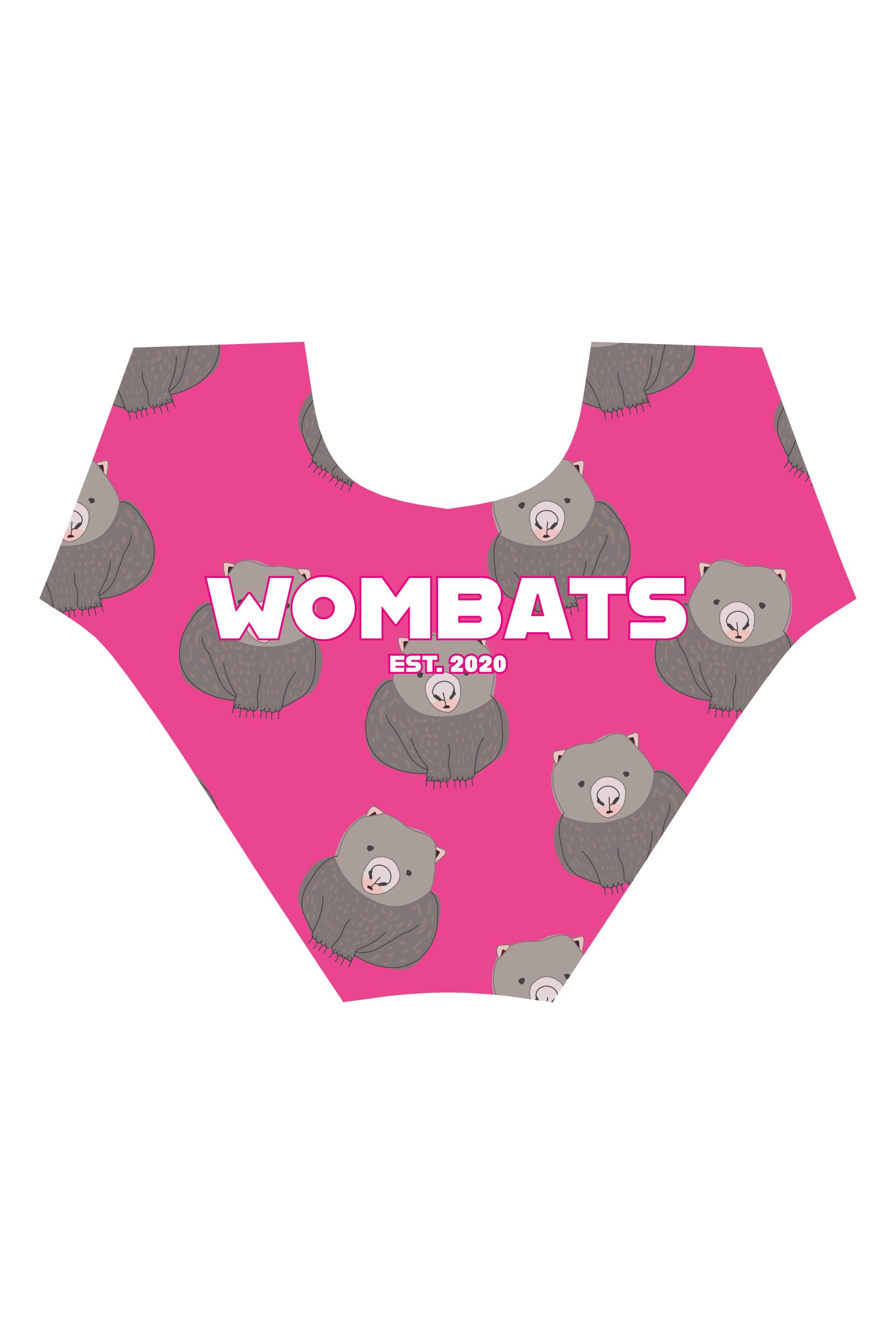 Thin Strap in  Bondi Wombats PInk | Made to Order