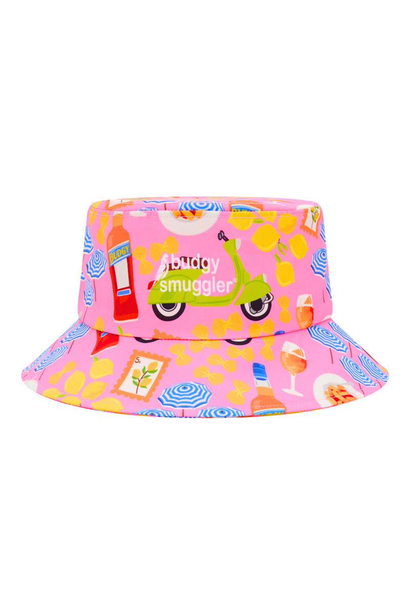 Bucket Hat 2.0 in Pink Amalfi