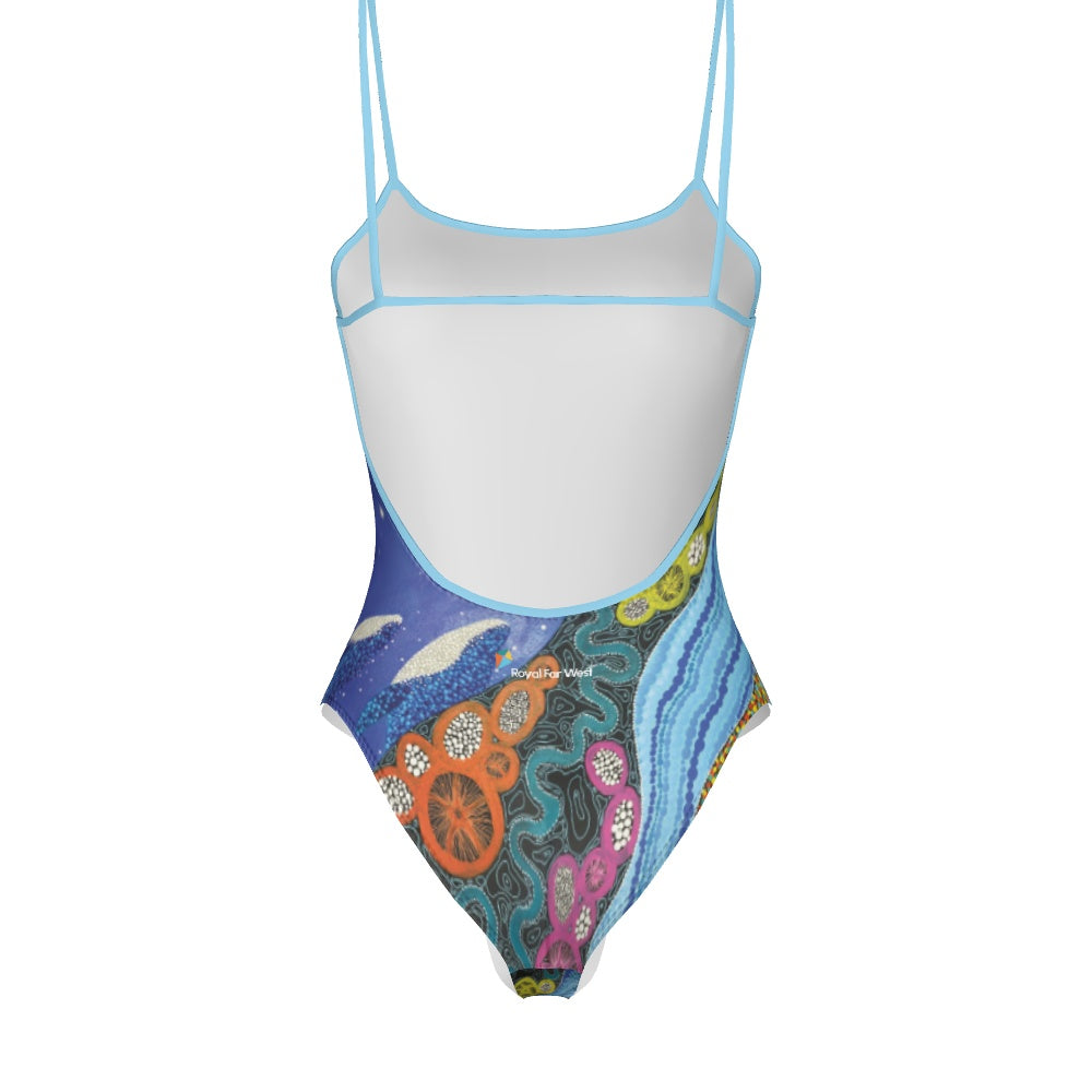 Thin Strap Racer in Royal Far West