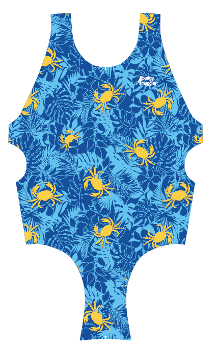 Thick Strap Racer in Festival of Crabs | Made to Order