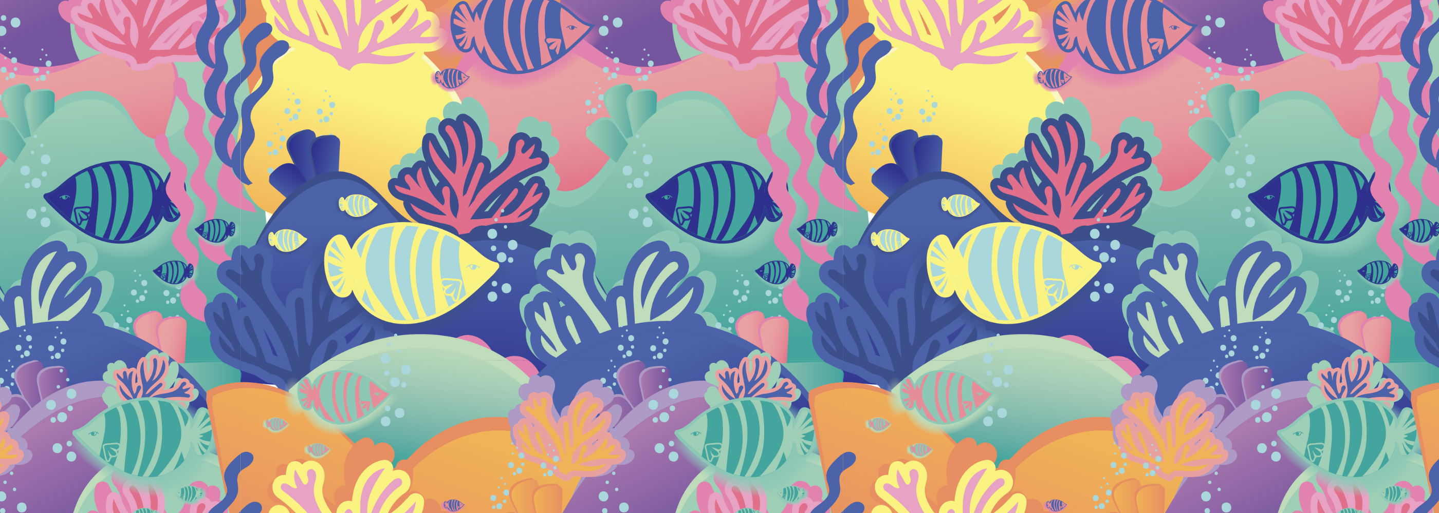 Reshing View Reef-reshing Print