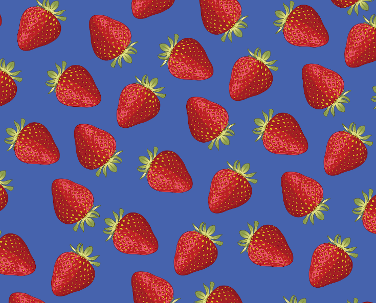 Strawberries Print