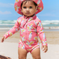 Kids Onesie Swim Bundle in Cockies UPF 50+