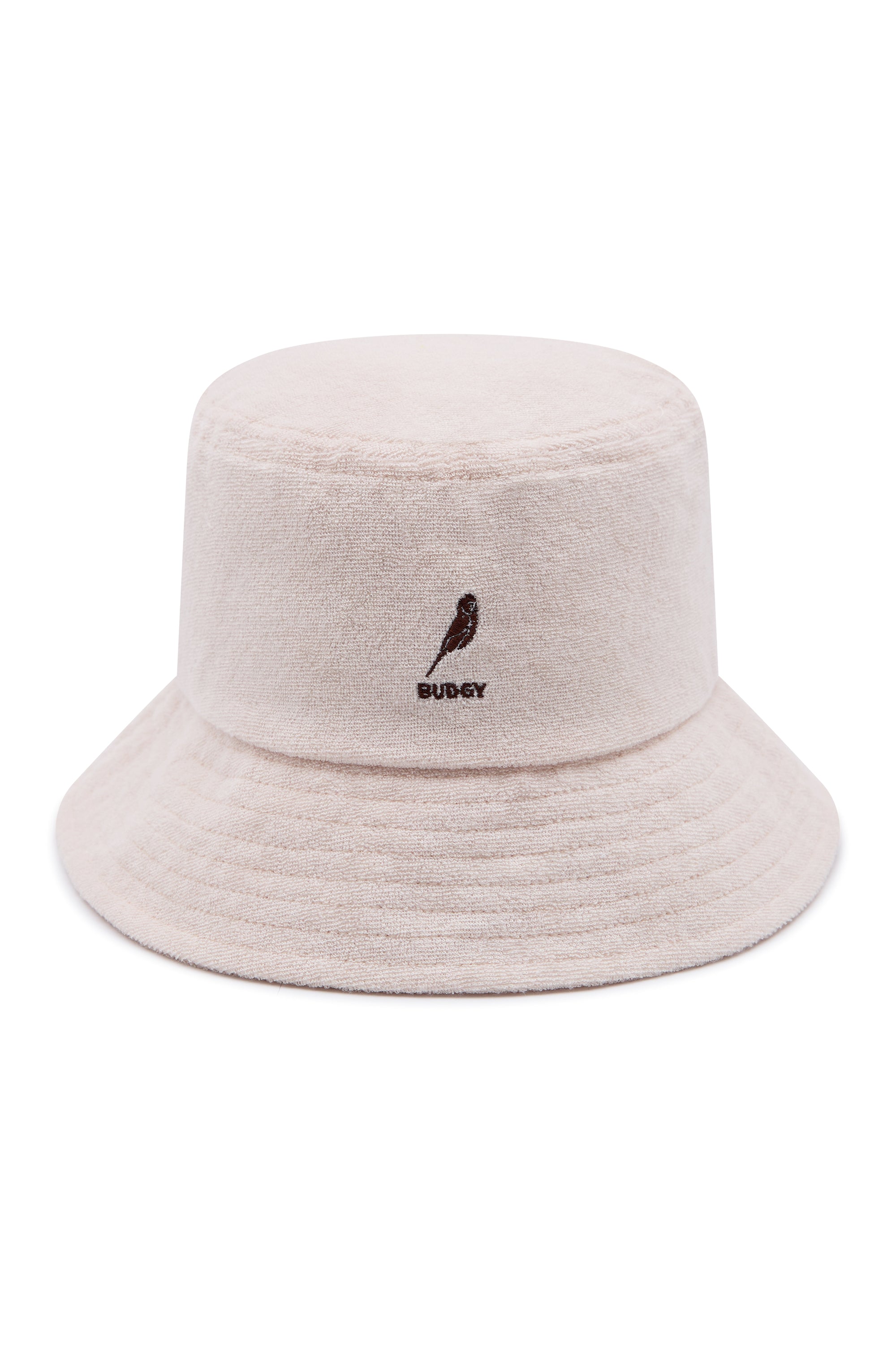 Cream Terry Towelling bucket hat