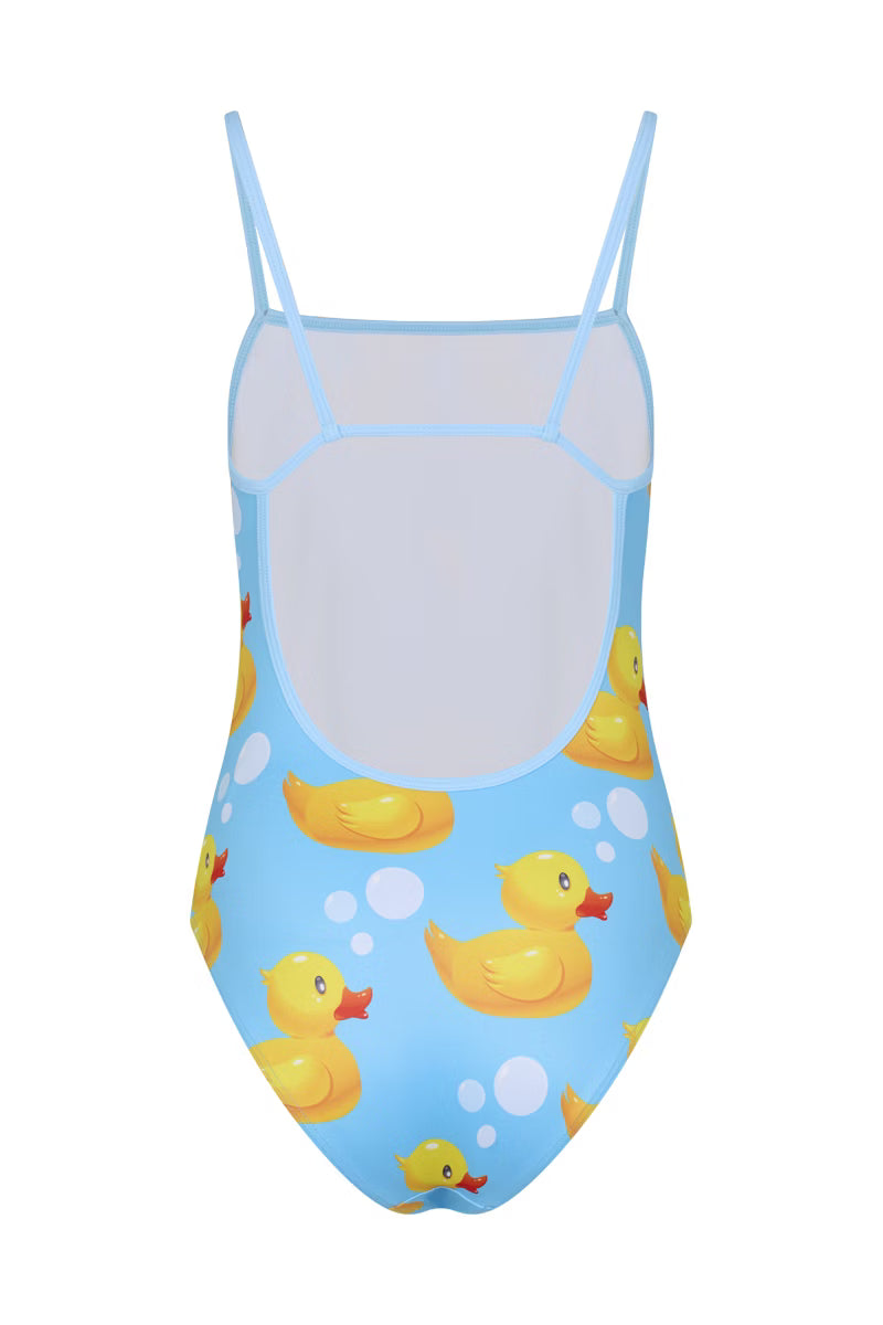 Rubber Duck thin strap beach shot