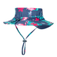 Kids Swim Hat in Flamingos UPF 50+