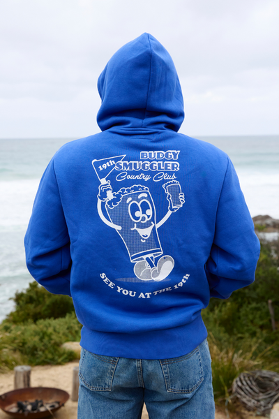 Hoodie in Bright Blue Country Club