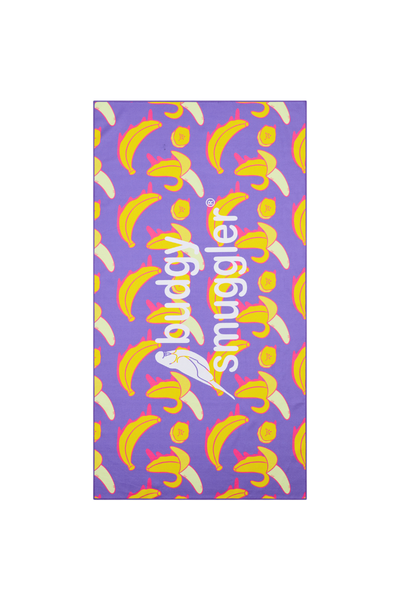 Double Sided Towel in Drippy Bananas