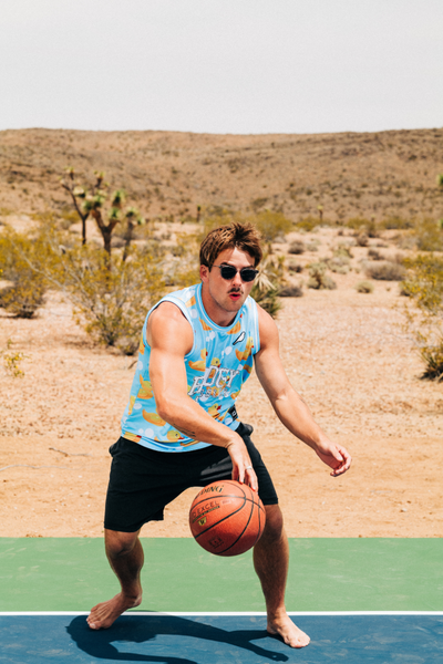 Basketball Singlet in Rubber Ducks