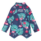 Long Sleeve Kids Onesie in Flamingos UPF 50+