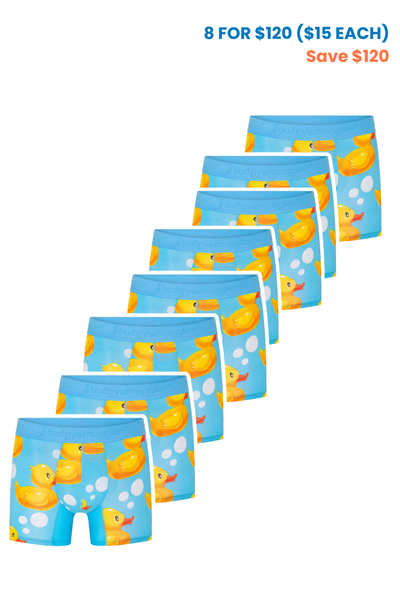 8 Pack Underwear in Rubber Duck