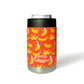 Premium Insulated Can Cooler in Cool Bananas