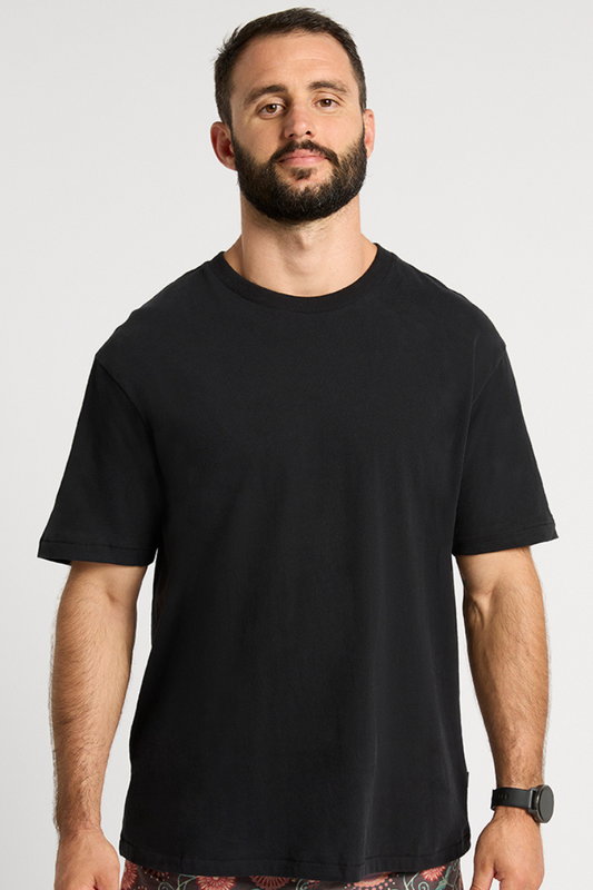 Black Staple Tee