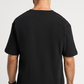 Black Staple Tee  with Budgy Hub