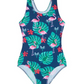 Girls One Piece in Flamingos