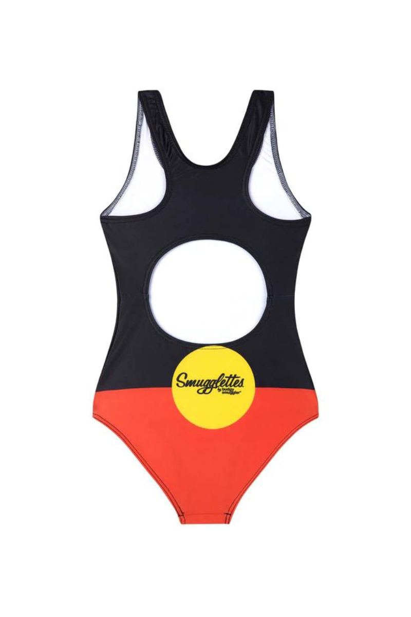 Girls One Piece in Aboriginal Flag