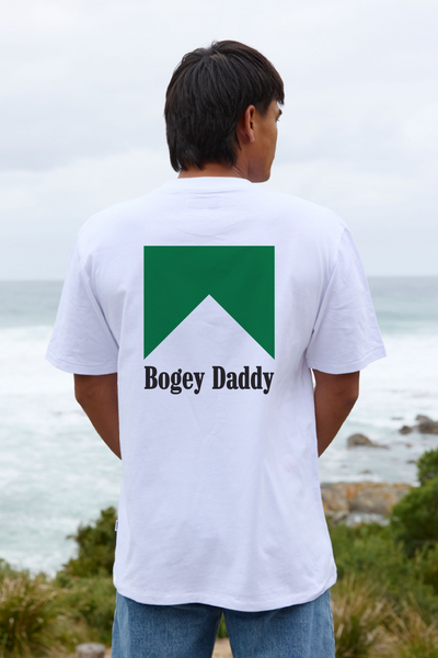 White Tee with Bogey Daddy