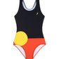 Girls One Piece in Aboriginal Flag