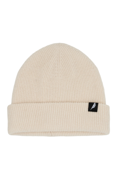 Beanie in Merino Wool Cream