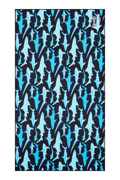 Double Sided Towel in Sharkie Shark
