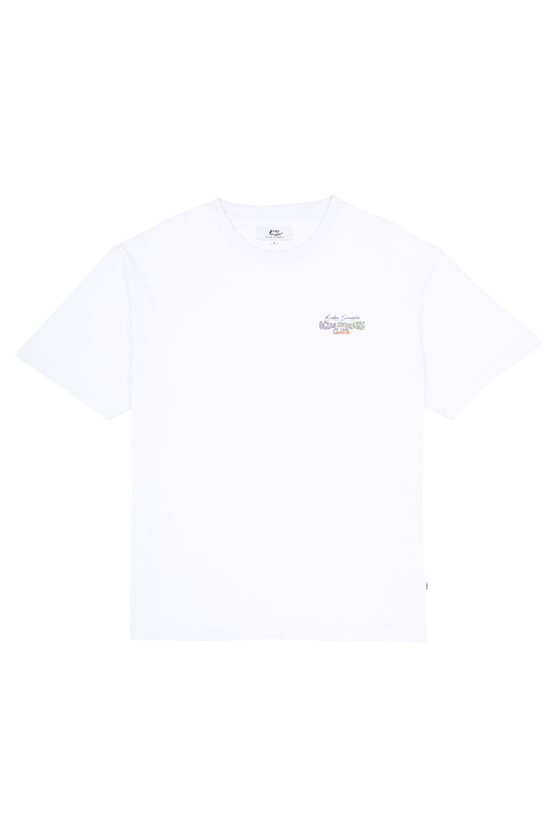 White Tee with Ocean Swim Club