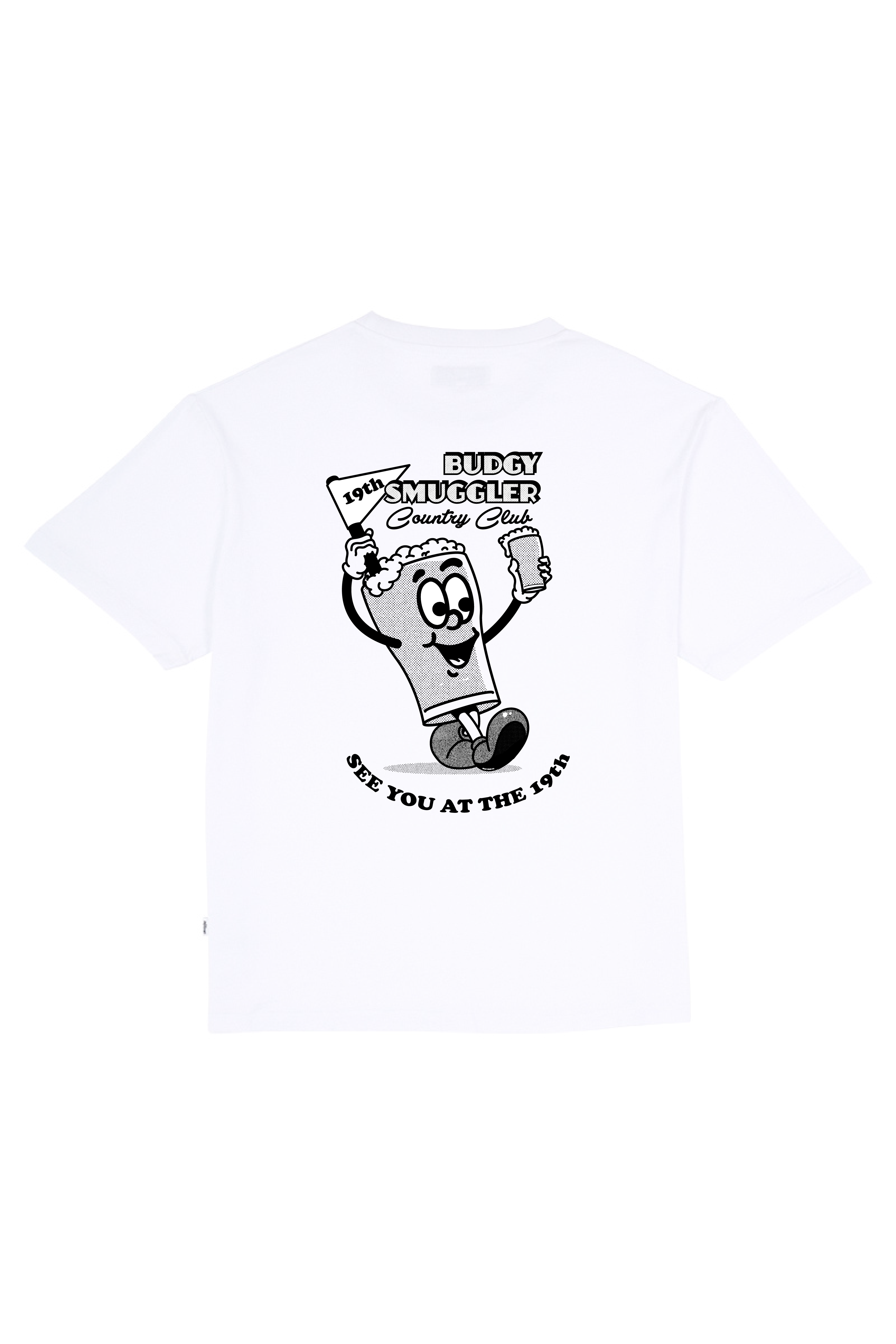 White Tee with Nineteenth Hole
