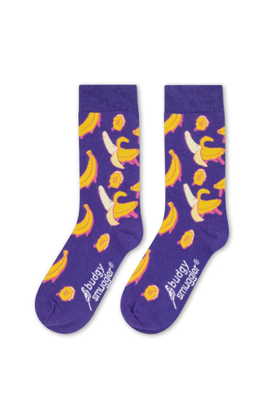 Budgy Socks in Drippy Banana
