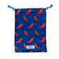 Double Sided Towel in Chilli Willies | Large Logo