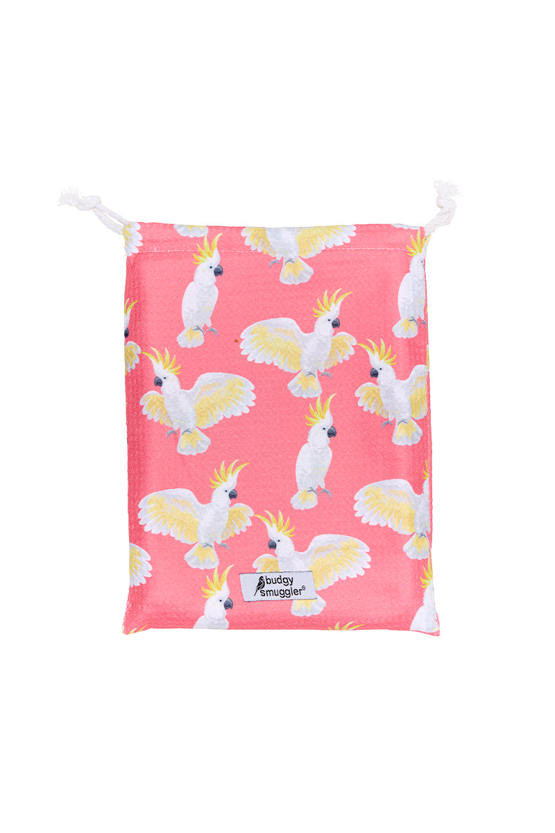 Double Sided Towel in Cockatoo | Large Logo