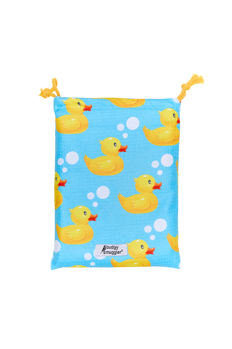 Double Sided Towel in Rubber Duck | Large Logo