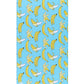 Double Sided Towel in Blue Bananas | Small Logo