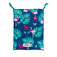 Double Sided Towel in Flamingo | Small Logo