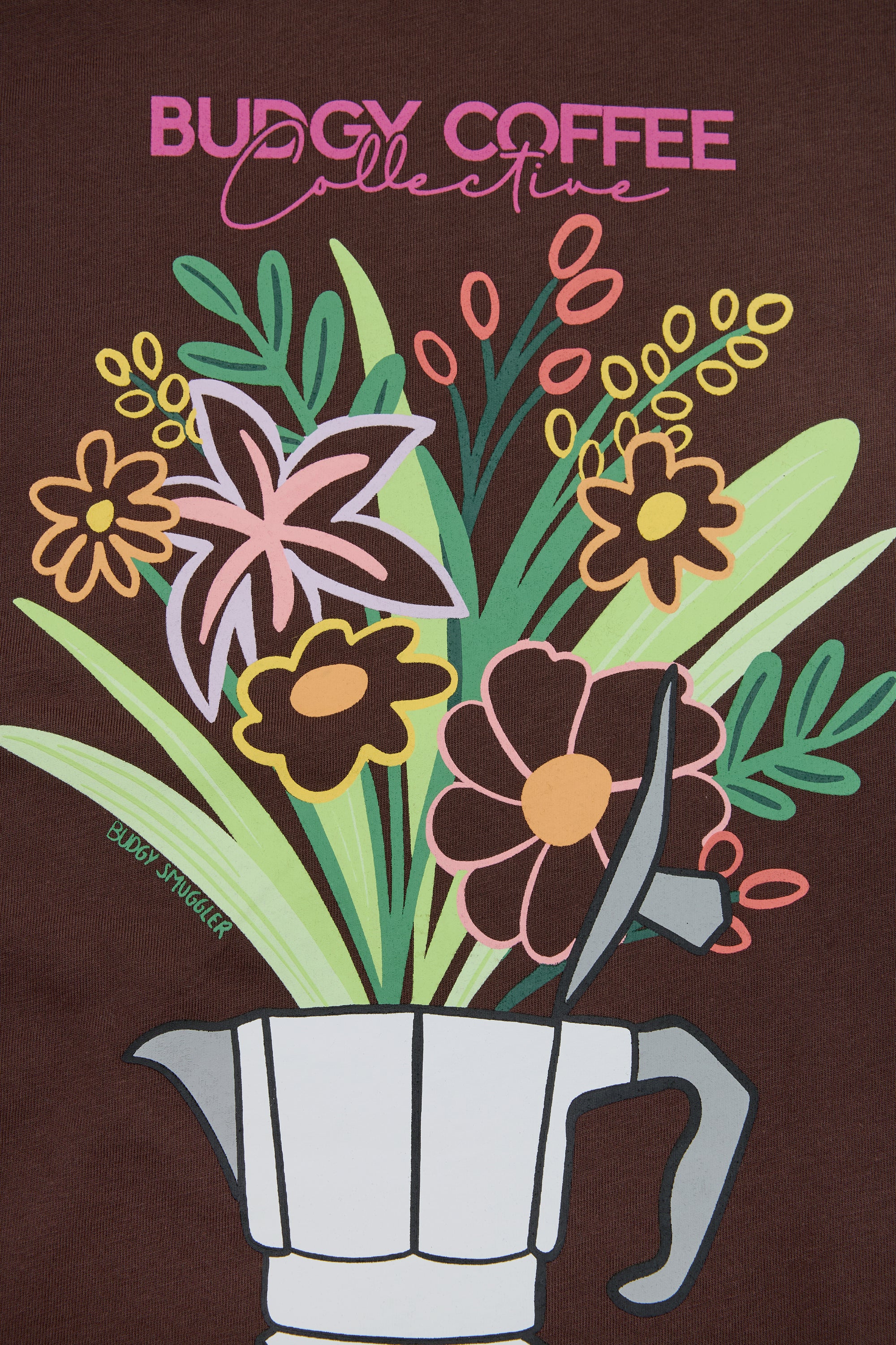 Lightweight Brown Tee in Coffee Collective