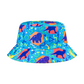 Bucket Hat 2.0 in Blue Dinosaurs