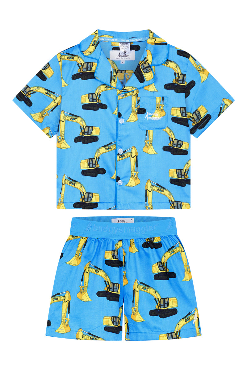 Kids Pyjama Set in Diggers